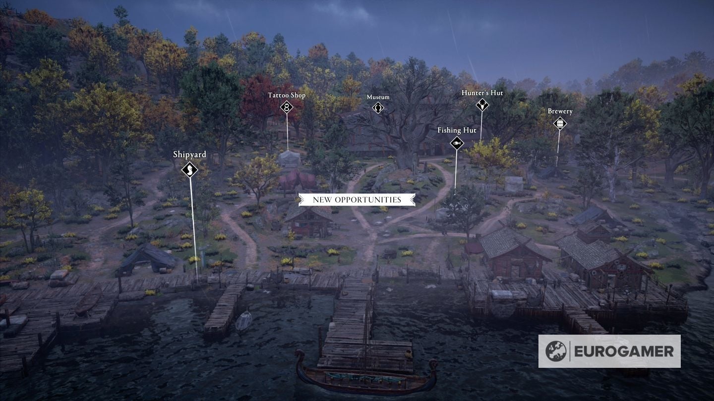 Assassin's Creed Valhalla settlement upgrades, buildings list and how